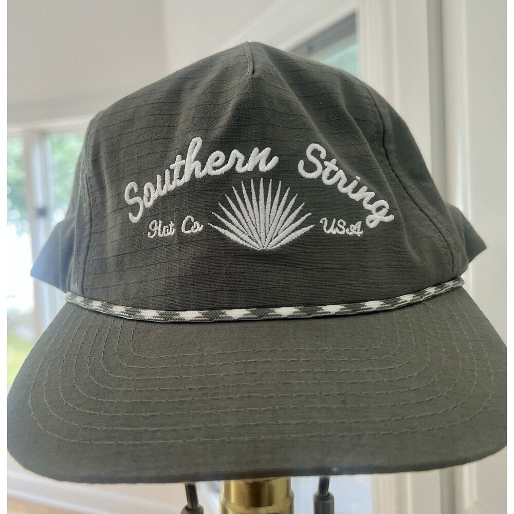 Southern String Hat Co "Hat of the Month" Gray Rope Snapback